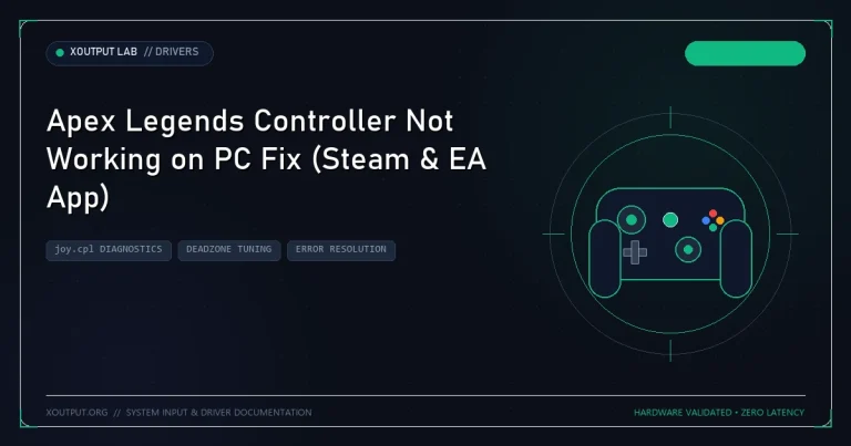 Apex Legends Controller Not Working on PC Fix (Steam & EA App)