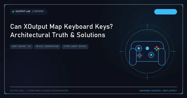 Can XOutput Map Keyboard Keys? Architectural Truth & Solutions