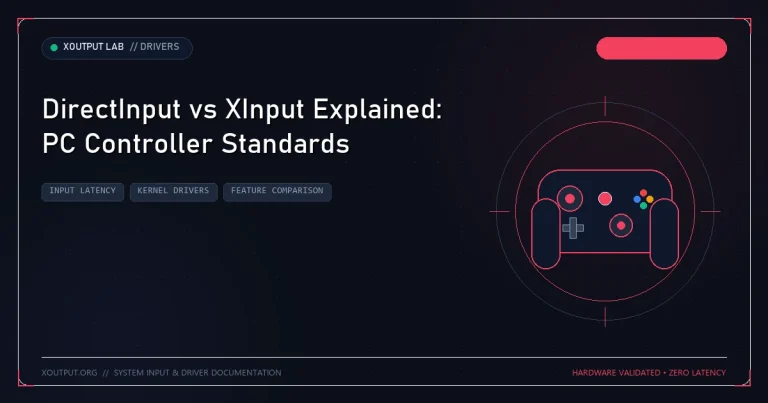DirectInput vs XInput Explained: PC Controller Standards