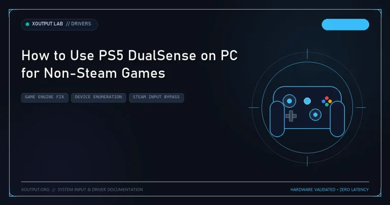 How to Use PS5 DualSense on PC for Non-Steam Games