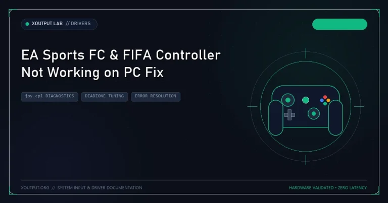 EA Sports FC & FIFA Controller Not Working on PC Fix