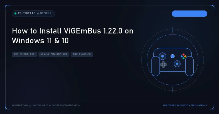 How to Install ViGEmBus 1.22.0 on Windows 11 & 10