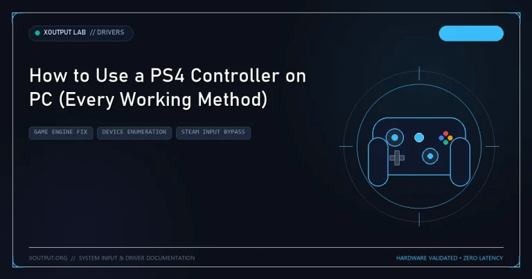 How to Use a PS4 Controller on PC (Every Working Method)