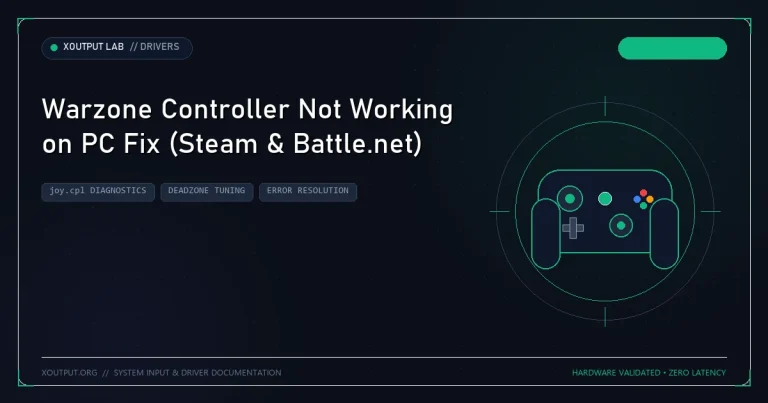 Warzone Controller Not Working on PC Fix (Steam & Battle.net)