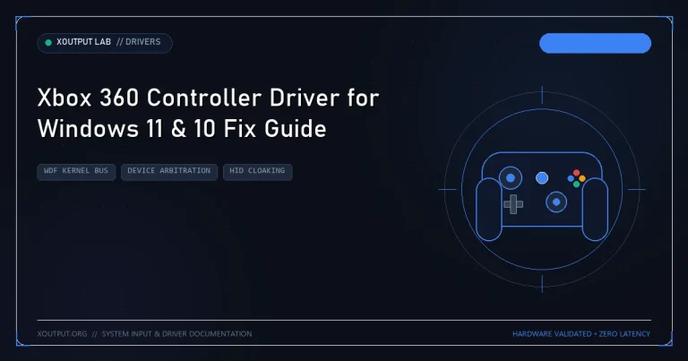 Xbox 360 Controller Driver for Windows 11 & 10 Fix Guide