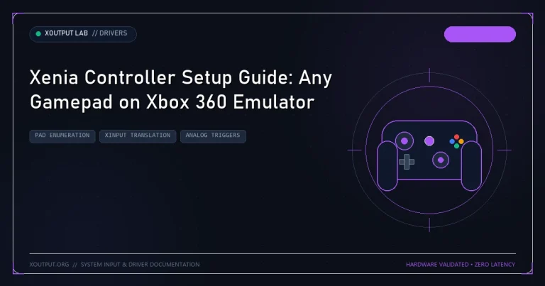 Xenia Controller Setup Guide: Any Gamepad on Xbox 360 Emulator