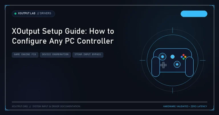 XOutput Setup Guide: How to Configure Any PC Controller