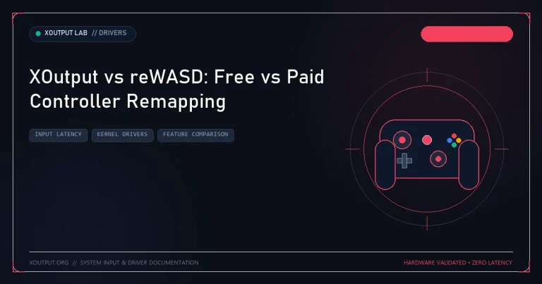 XOutput vs reWASD: Free vs Paid Controller Remapping
