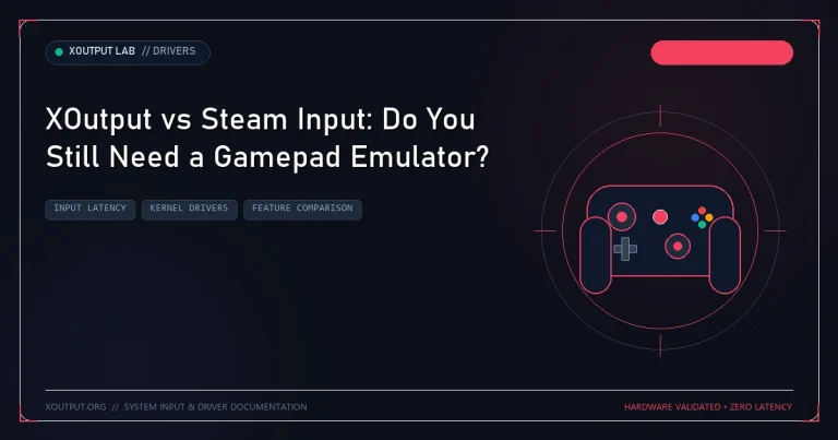 XOutput vs Steam Input: Do You Still Need a Gamepad Emulator?